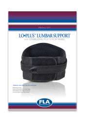 PROLITE LOPLUS LUMBAR SUPPORT BLACK - Size: MD 29 – 33″ Image PROLITE LOPLUS LUMBAR SUPPORT BLACK - Size: MD 29 – 33″ Image