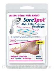 SoreSpot Blister & Skin Protection Bandages (#P810) - Size: Lrg Image SoreSpot Blister & Skin Protection Bandages (#P810) - Size: Lrg Image